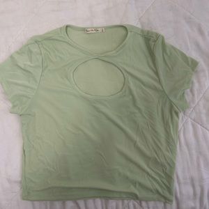 Keyhole shirt! Size large! Worn once :) super cute 🥰